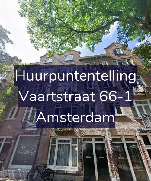 Foto gevel Huurpuntentelling voor Vaartstraat 66-1, Amsterdam