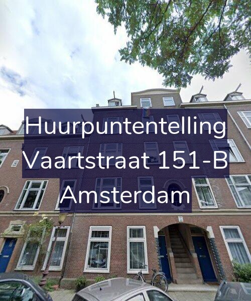 Foto gevel Huurpuntentelling voor Vaartstraat 151-B, Amsterdam