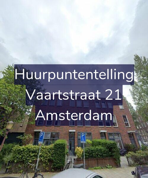 Foto gevel Huurpuntentelling voor Vaartstraat 21, Amsterdam