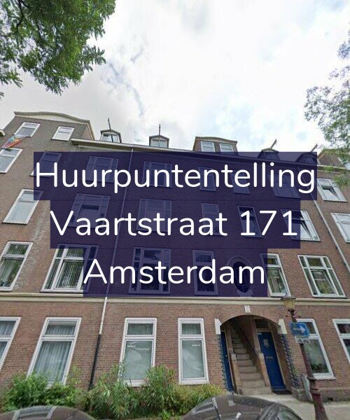 Foto gevel Huurpuntentelling voor Vaartstraat 171, Amsterdam