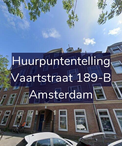 Foto gevel Huurpuntentelling voor Vaartstraat 189-B, Amsterdam