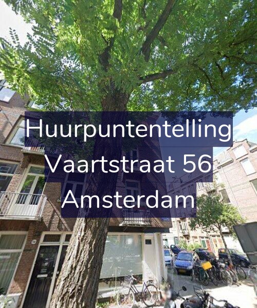 Foto gevel Huurpuntentelling voor Vaartstraat 56, Amsterdam