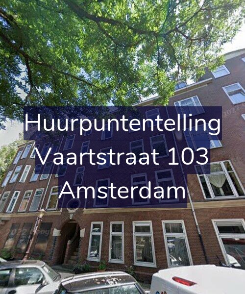 Foto gevel Huurpuntentelling voor Vaartstraat 103, Amsterdam