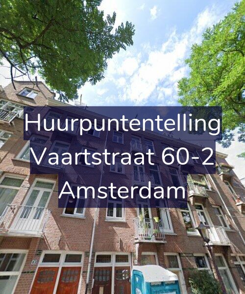 Foto gevel Huurpuntentelling voor Vaartstraat 60-2, Amsterdam