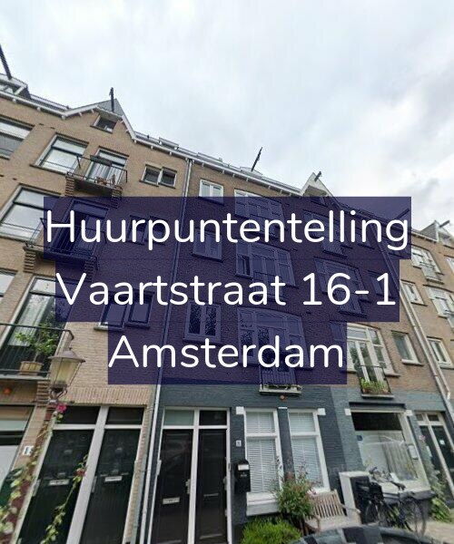 Foto gevel Huurpuntentelling voor Vaartstraat 16-1, Amsterdam