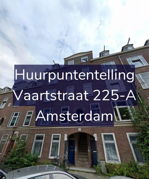 Foto gevel Huurpuntentelling voor Vaartstraat 225-A, Amsterdam