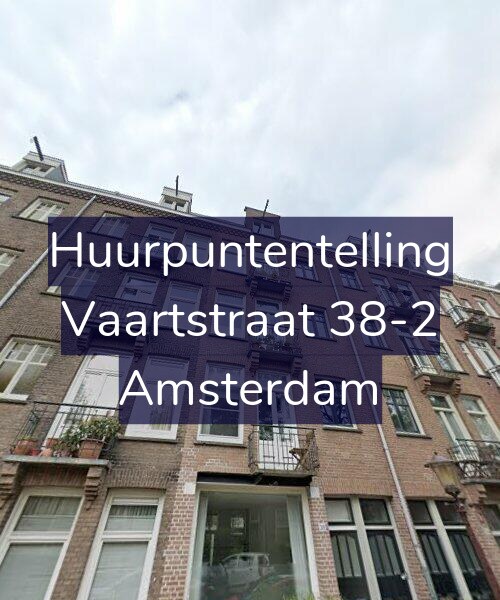 Foto gevel Huurpuntentelling voor Vaartstraat 38-2, Amsterdam