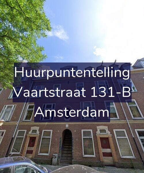 Foto gevel Huurpuntentelling voor Vaartstraat 131-B, Amsterdam
