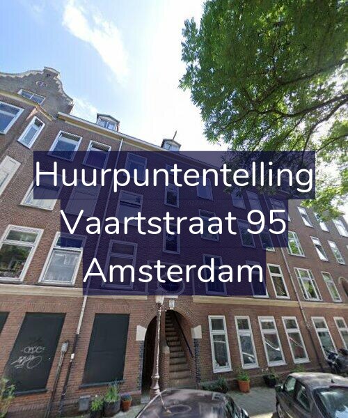 Foto gevel Huurpuntentelling voor Vaartstraat 95, Amsterdam