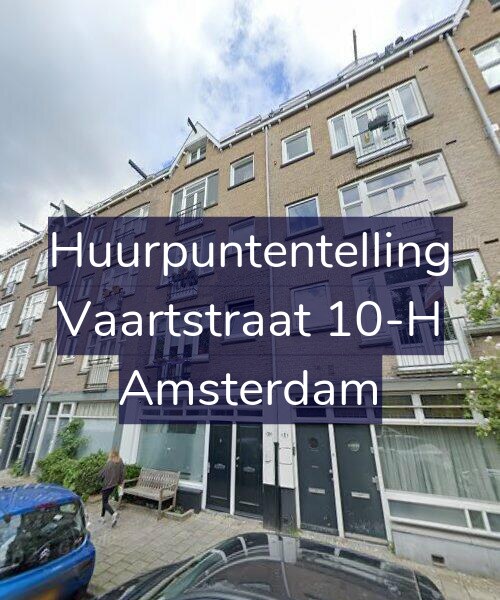 Foto gevel Huurpuntentelling voor Vaartstraat 10-H, Amsterdam
