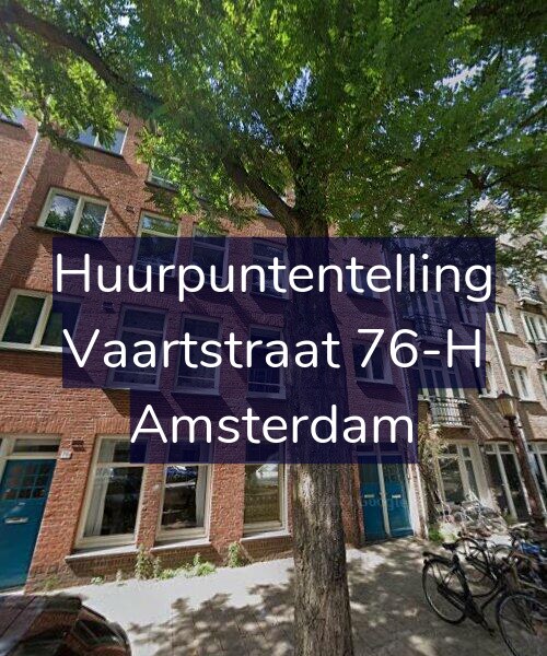 Foto gevel Huurpuntentelling voor Vaartstraat 76-H, Amsterdam