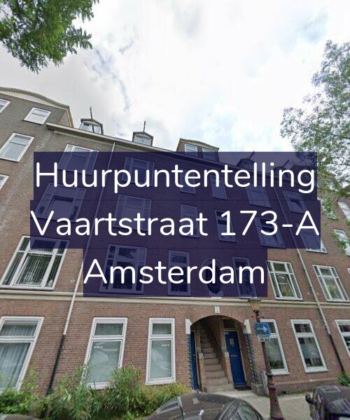 Foto gevel Huurpuntentelling voor Vaartstraat 173-A, Amsterdam