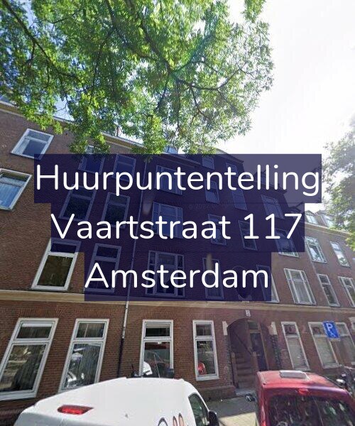 Foto gevel Huurpuntentelling voor Vaartstraat 117, Amsterdam