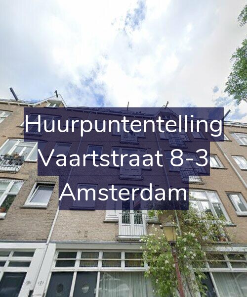 Foto gevel Huurpuntentelling voor Vaartstraat 8-3, Amsterdam