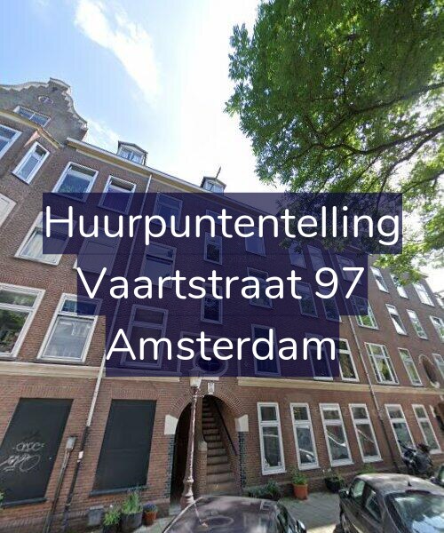 Foto gevel Huurpuntentelling voor Vaartstraat 97, Amsterdam