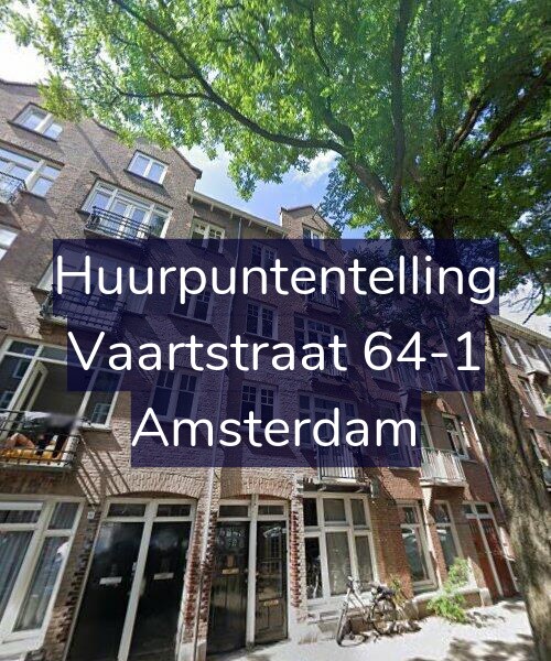 Foto gevel Huurpuntentelling voor Vaartstraat 64-1, Amsterdam