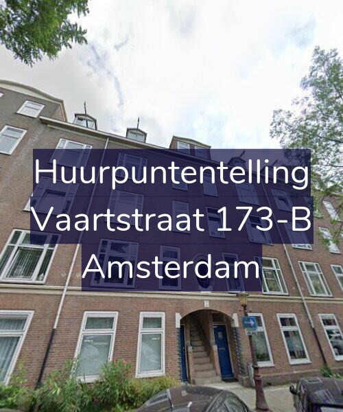 Foto gevel Huurpuntentelling voor Vaartstraat 173-B, Amsterdam