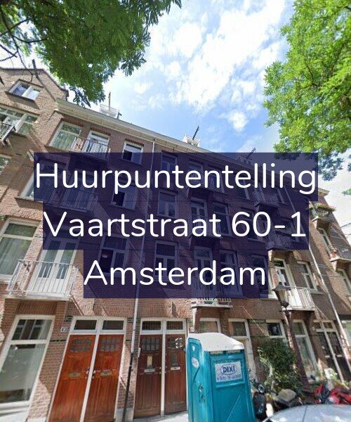 Foto gevel Huurpuntentelling voor Vaartstraat 60-1, Amsterdam