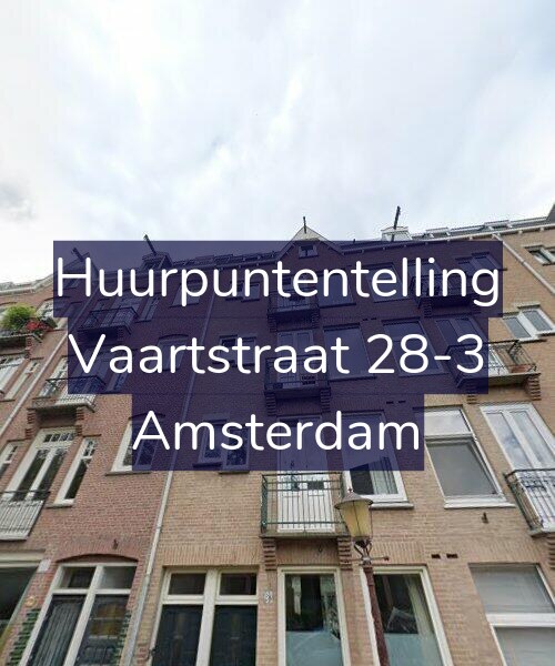 Foto gevel Huurpuntentelling voor Vaartstraat 28-3, Amsterdam