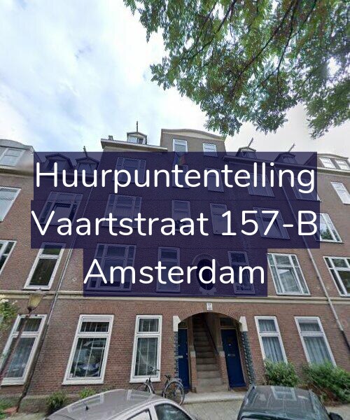 Foto gevel Huurpuntentelling voor Vaartstraat 157-B, Amsterdam