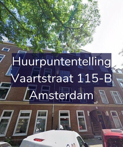Foto gevel Huurpuntentelling voor Vaartstraat 115-B, Amsterdam