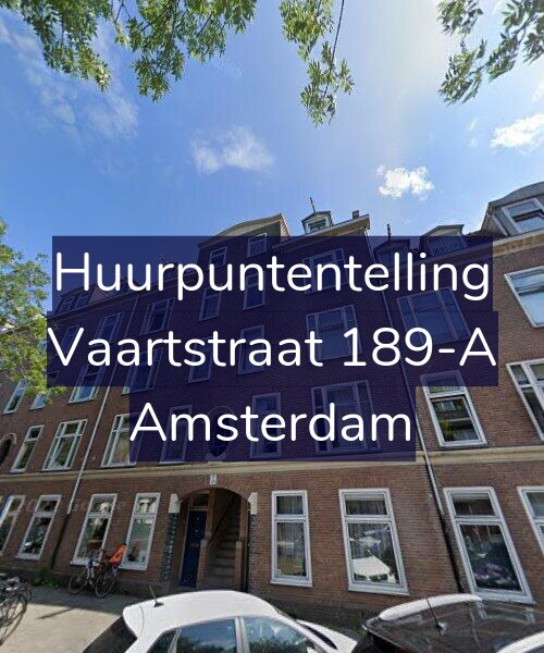Foto gevel Huurpuntentelling voor Vaartstraat 189-A, Amsterdam