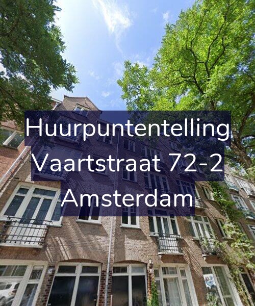 Foto gevel Huurpuntentelling voor Vaartstraat 72-2, Amsterdam