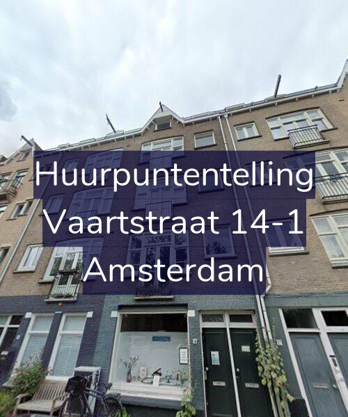 Foto gevel Huurpuntentelling voor Vaartstraat 14-1, Amsterdam