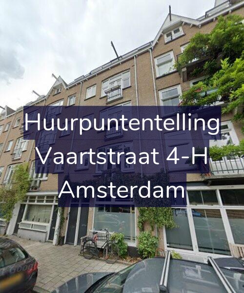 Foto gevel Huurpuntentelling voor Vaartstraat 4-H, Amsterdam