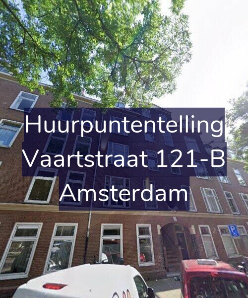 Foto gevel Huurpuntentelling voor Vaartstraat 121-B, Amsterdam