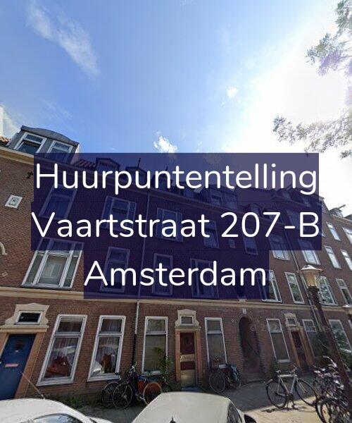 Foto gevel Huurpuntentelling voor Vaartstraat 207-B, Amsterdam