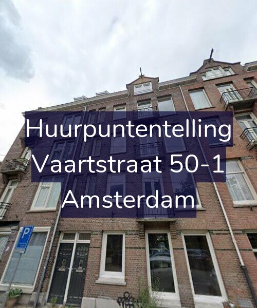 Foto gevel Huurpuntentelling voor Vaartstraat 50-1, Amsterdam