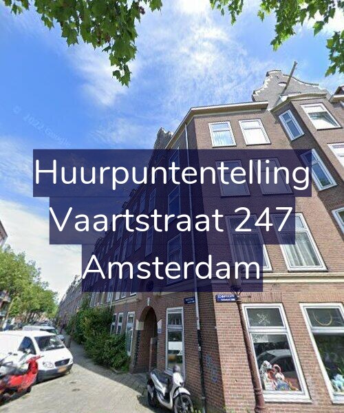 Foto gevel Huurpuntentelling voor Vaartstraat 247, Amsterdam