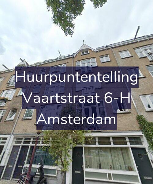 Foto gevel Huurpuntentelling voor Vaartstraat 6-H, Amsterdam