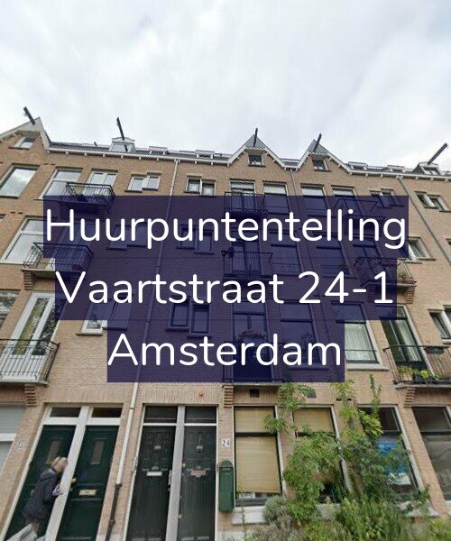 Foto gevel Huurpuntentelling voor Vaartstraat 24-1, Amsterdam