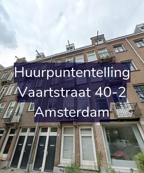 Foto gevel Huurpuntentelling voor Vaartstraat 40-2, Amsterdam