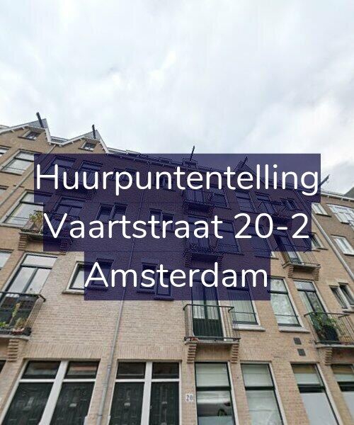 Foto gevel Huurpuntentelling voor Vaartstraat 20-2, Amsterdam