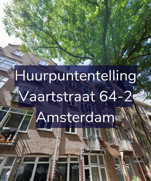 Foto gevel Huurpuntentelling voor Vaartstraat 64-2, Amsterdam