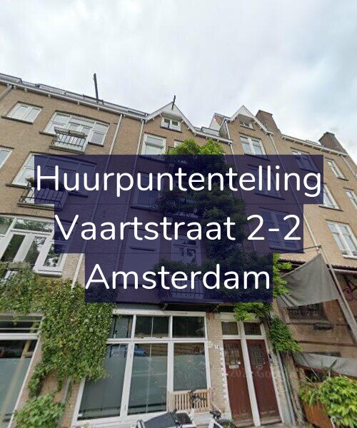 Foto gevel Huurpuntentelling voor Vaartstraat 2-2, Amsterdam