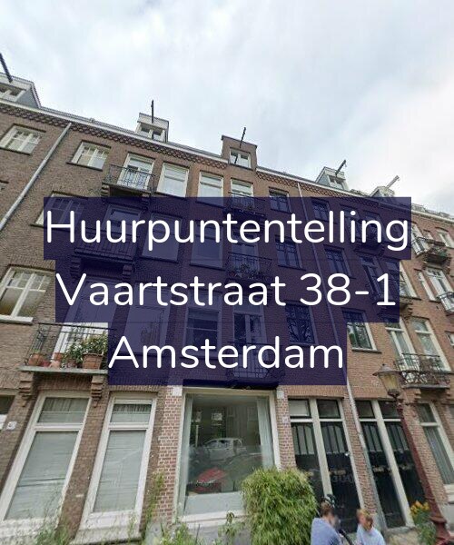 Foto gevel Huurpuntentelling voor Vaartstraat 38-1, Amsterdam