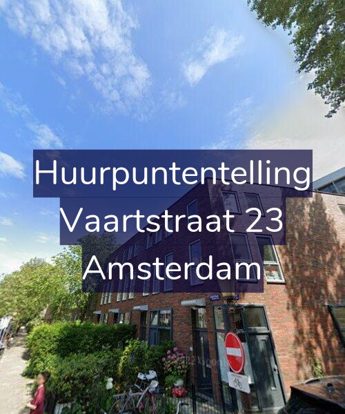 Foto gevel Huurpuntentelling voor Vaartstraat 23, Amsterdam