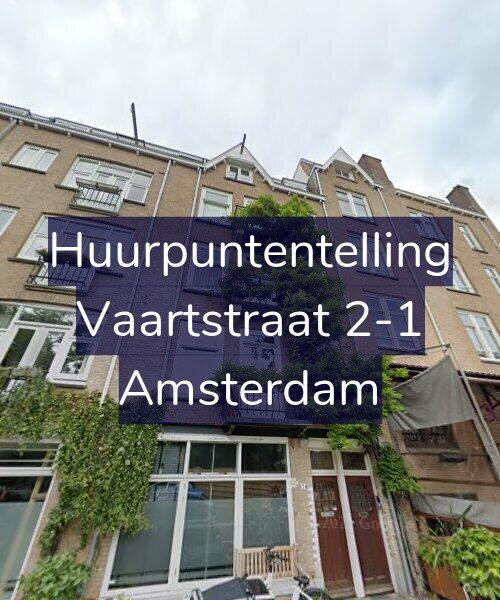 Foto gevel Huurpuntentelling voor Vaartstraat 2-1, Amsterdam