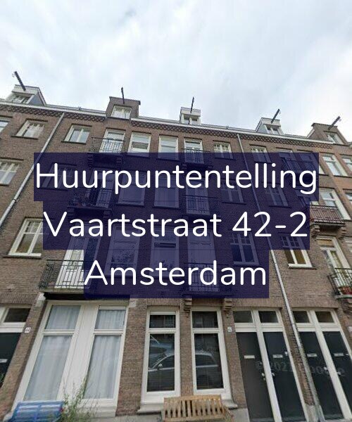 Foto gevel Huurpuntentelling voor Vaartstraat 42-2, Amsterdam