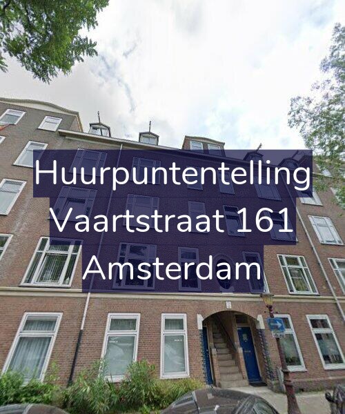 Foto gevel Huurpuntentelling voor Vaartstraat 161, Amsterdam