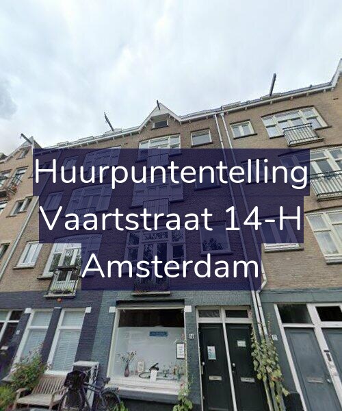 Foto gevel Huurpuntentelling voor Vaartstraat 14-H, Amsterdam