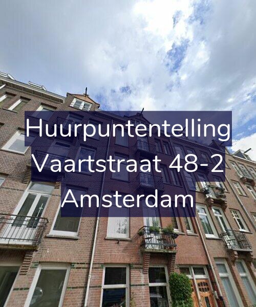 Foto gevel Huurpuntentelling voor Vaartstraat 48-2, Amsterdam