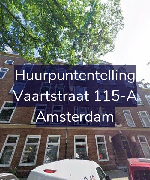 Foto gevel Huurpuntentelling voor Vaartstraat 115-A, Amsterdam