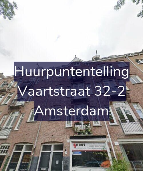 Foto gevel Huurpuntentelling voor Vaartstraat 32-2, Amsterdam