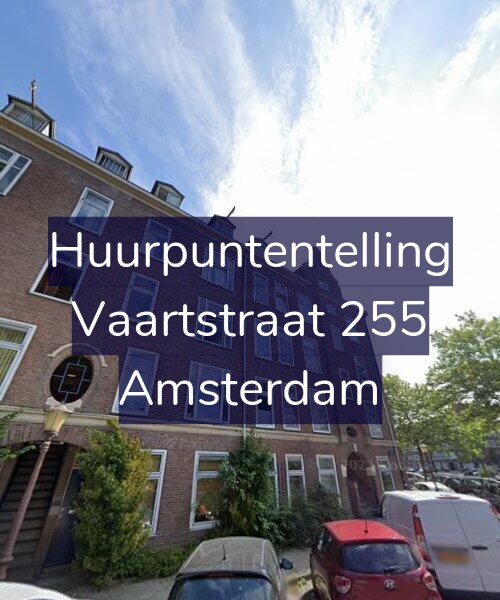 Foto gevel Huurpuntentelling voor Vaartstraat 255, Amsterdam