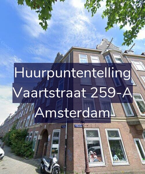 Foto gevel Huurpuntentelling voor Vaartstraat 259-A, Amsterdam